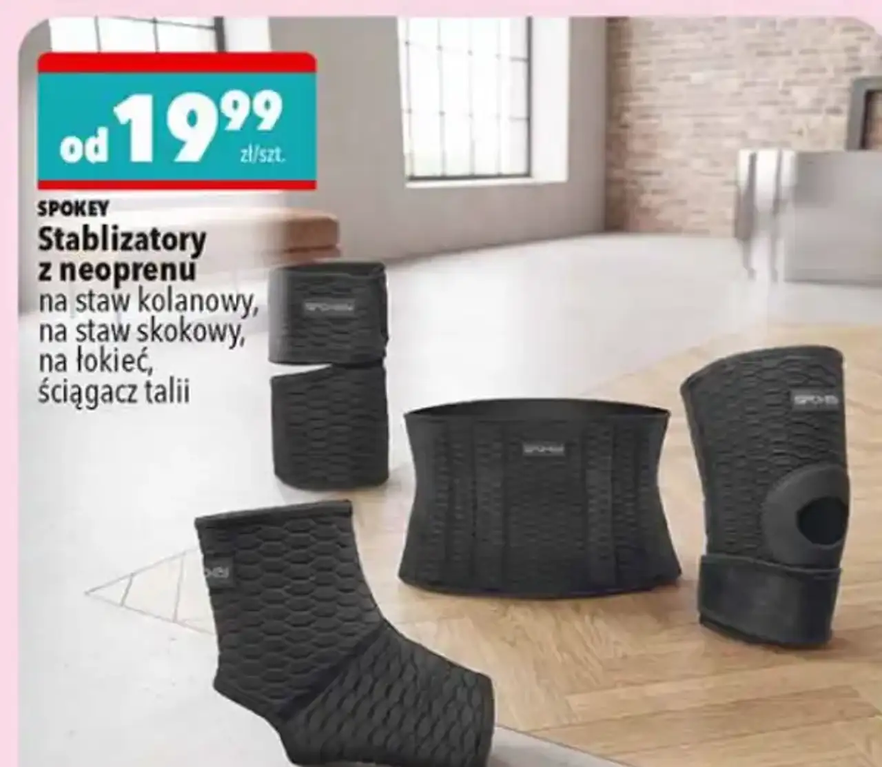 Stabilizatory z neoprenu SPOKEY