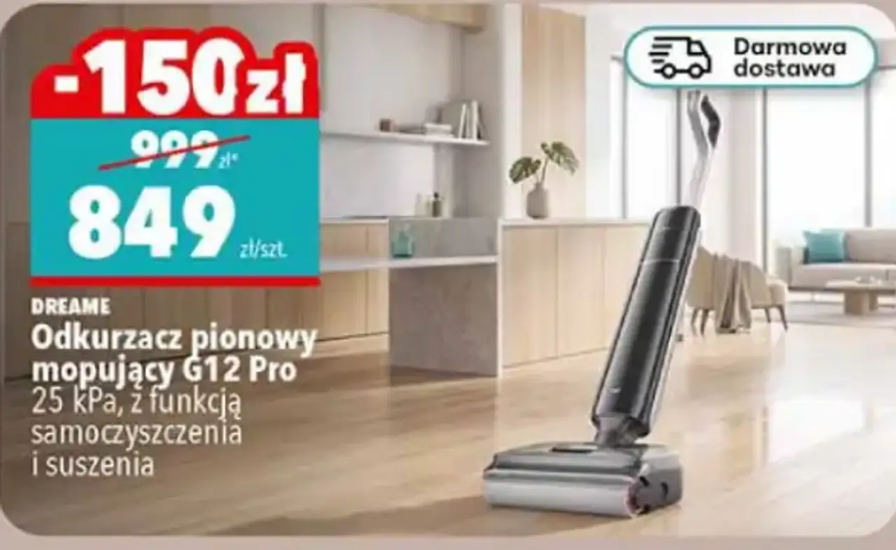 Odkurzacz pionowy mopujący G12 Pro Dreame