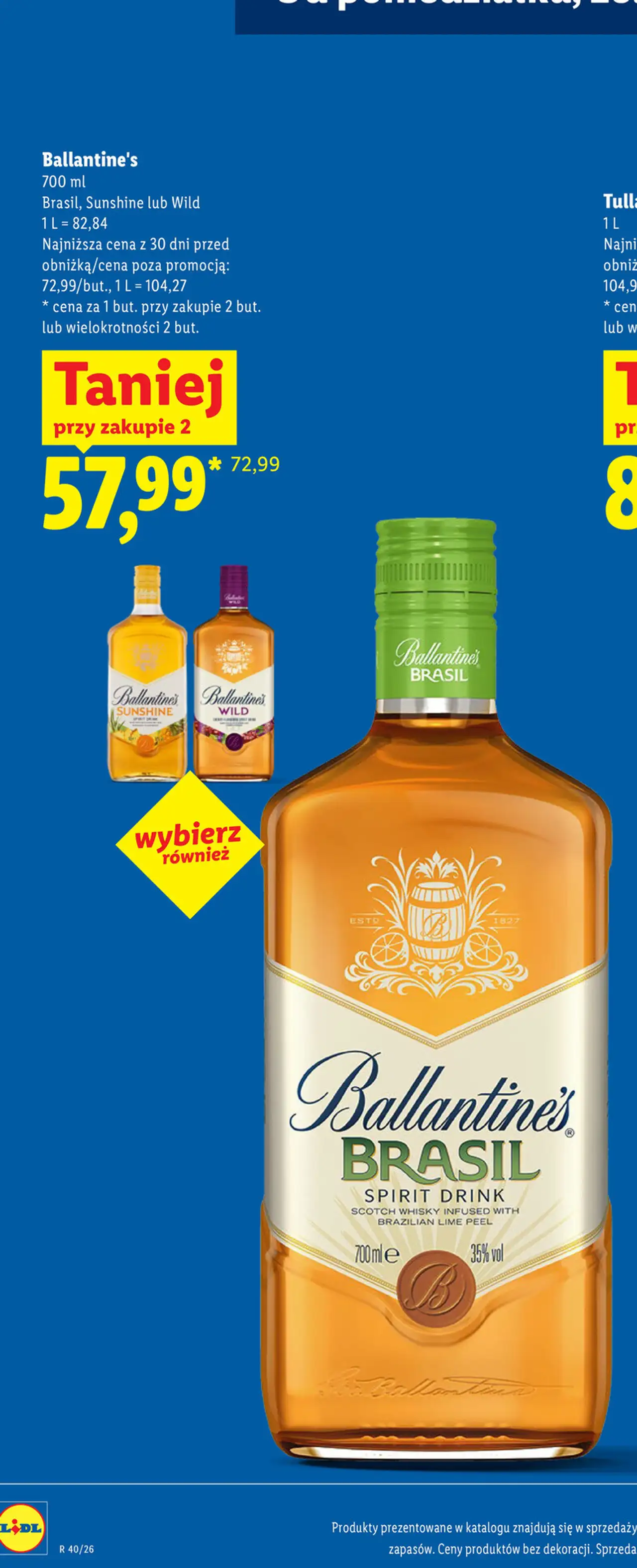 Ballantine's Brasil, Sunshine lub Wild