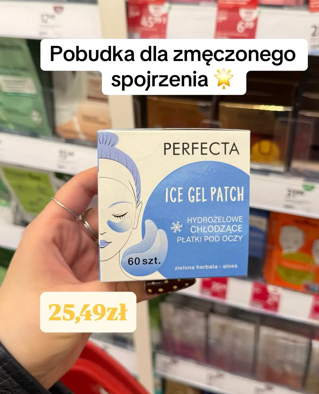 Perfecta Ice Gel Patch Hydrożelowe chłodzące płatki pod oczy