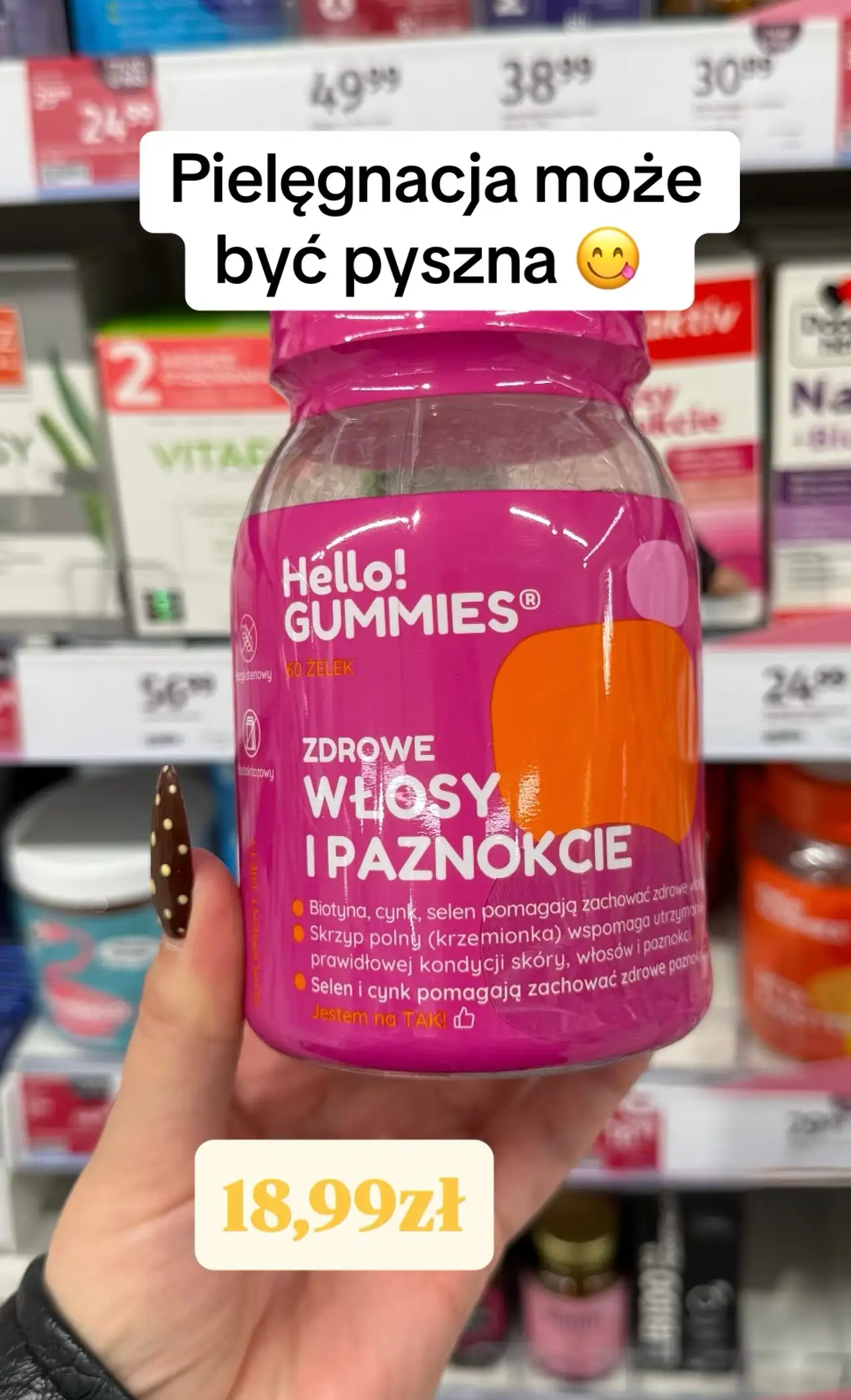 Hello! GUMMIES Zdrowe włosy i paznokcie