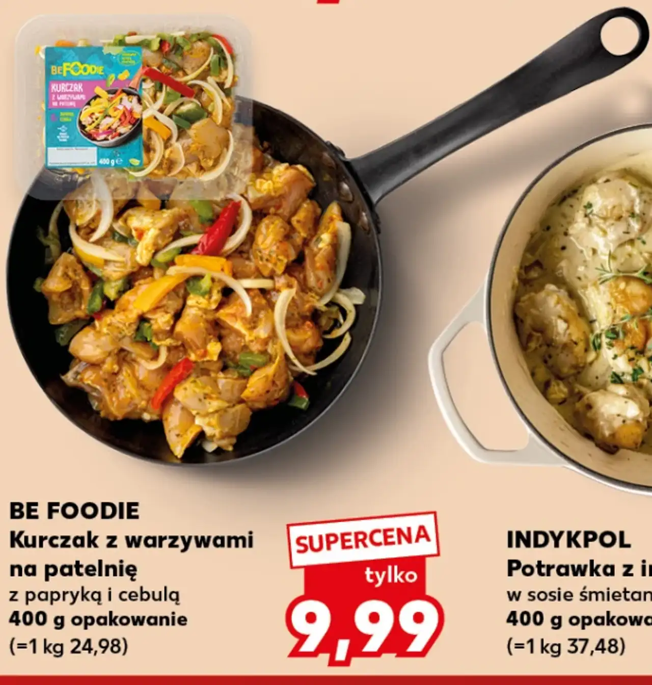 Be Foodie Kurczak z warzywami na patelnię