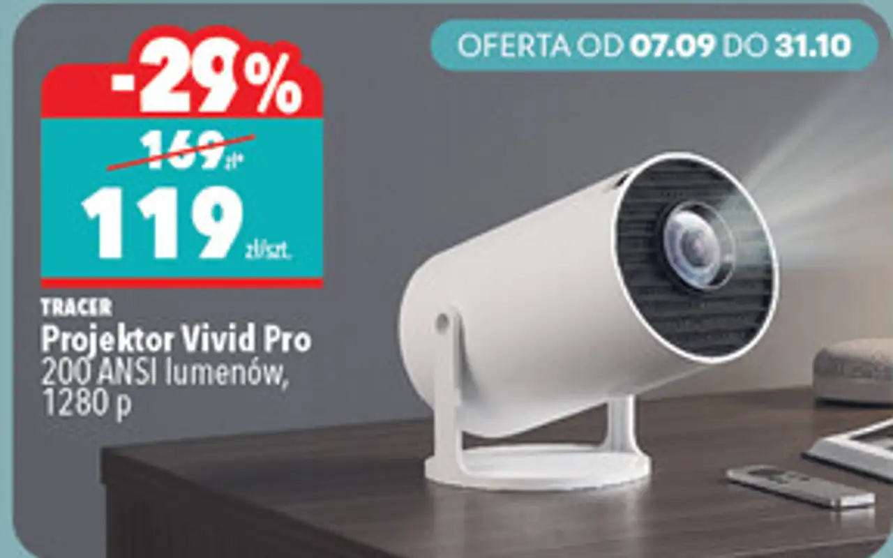 Projektor Tracer Vivid Pro 200 ANSI lumenów, 1280 p