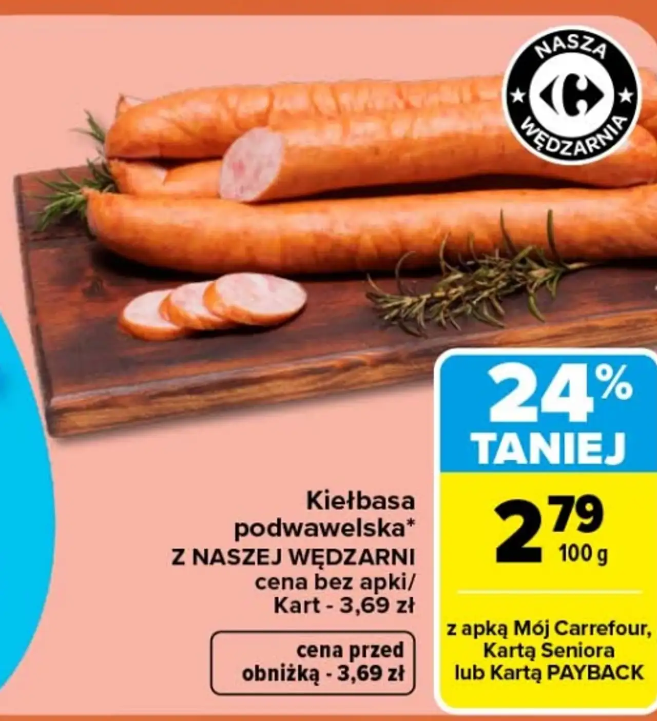 Kiełbasa podwawelska Z NASZEJ WĘDZARNI