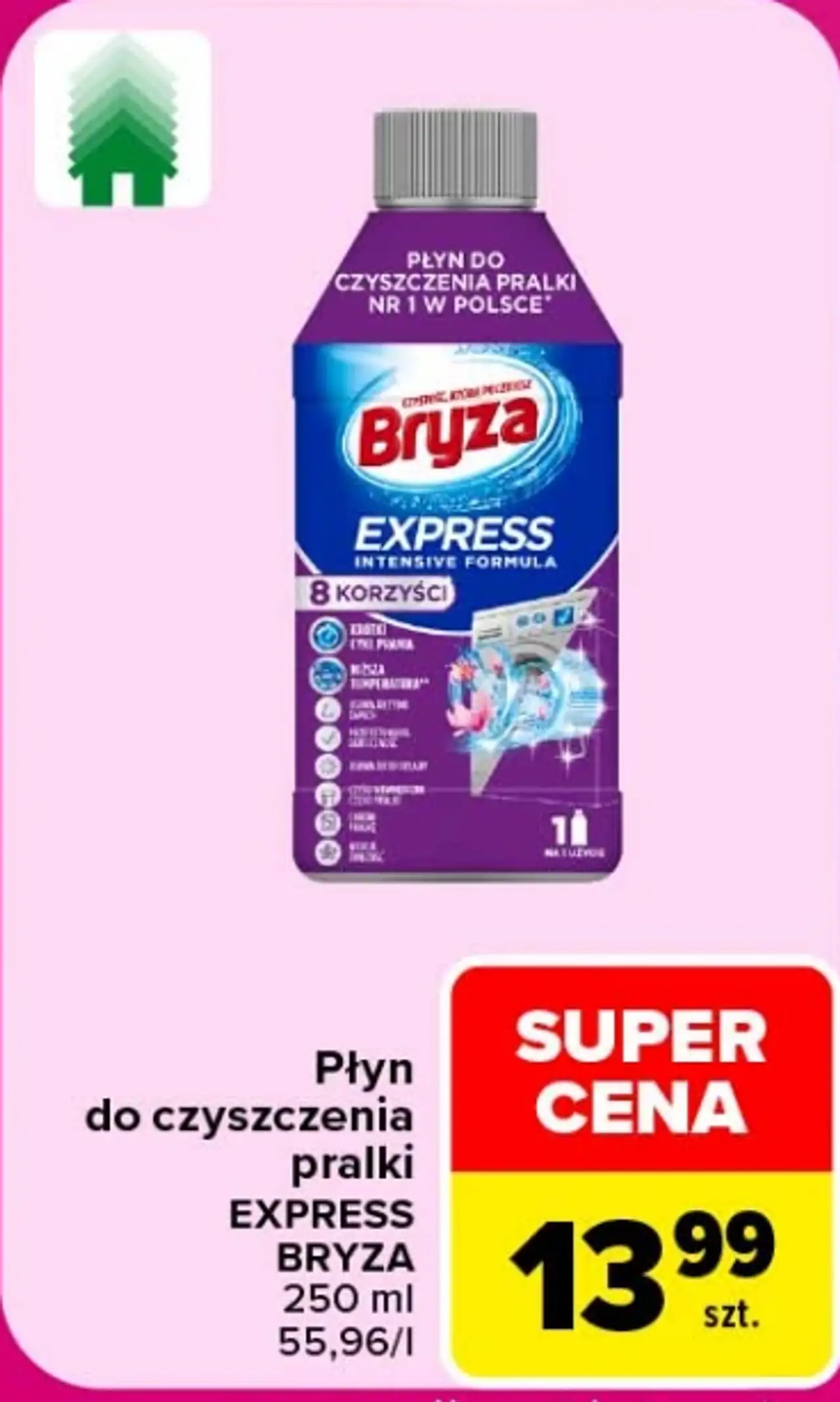 Płyn do czyszczenia pralki Express Bryza