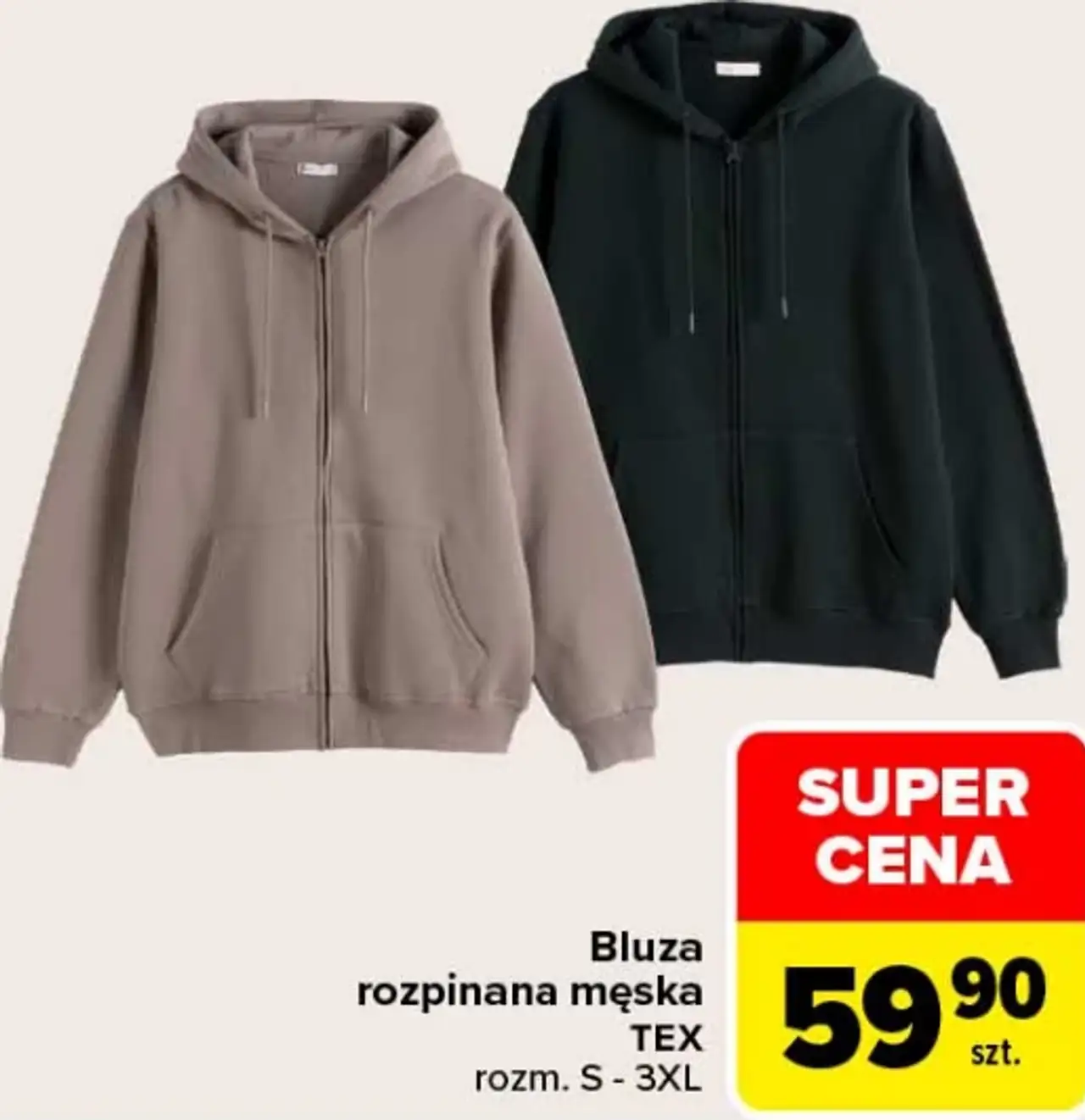Bluza rozpinana męska TEX