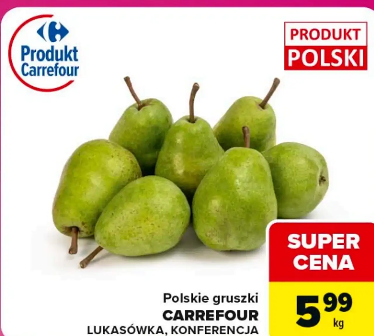 Polskie gruszki CARREFOUR Lukasówka, Konferencja