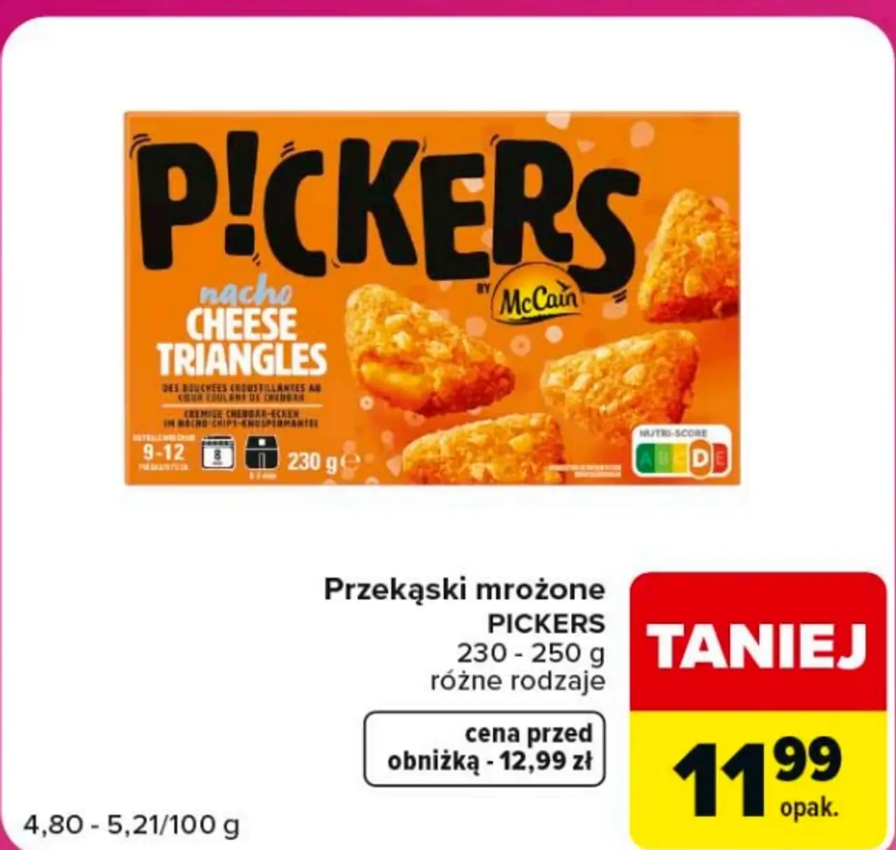 Przekąski mrożone Pickers
