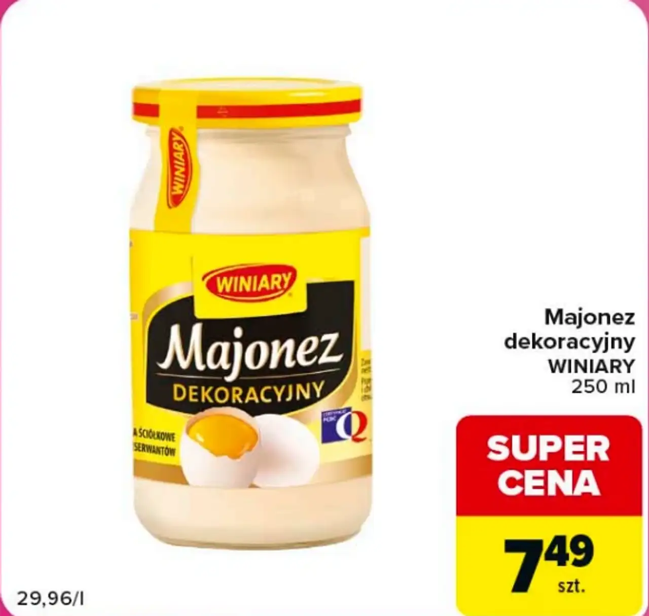 Majonez dekoracyjny Winiary