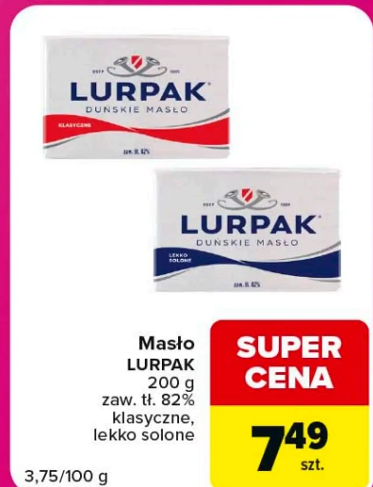 Masło LURPAK klasyczne, lekko solone
