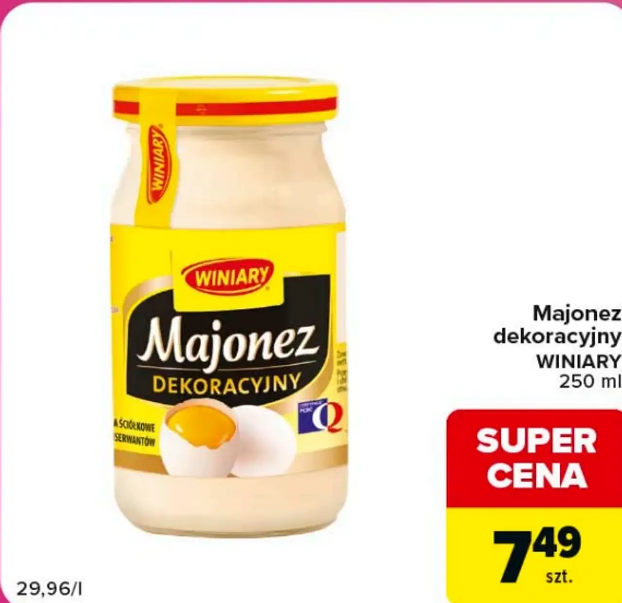 Majonez dekoracyjny Winiary