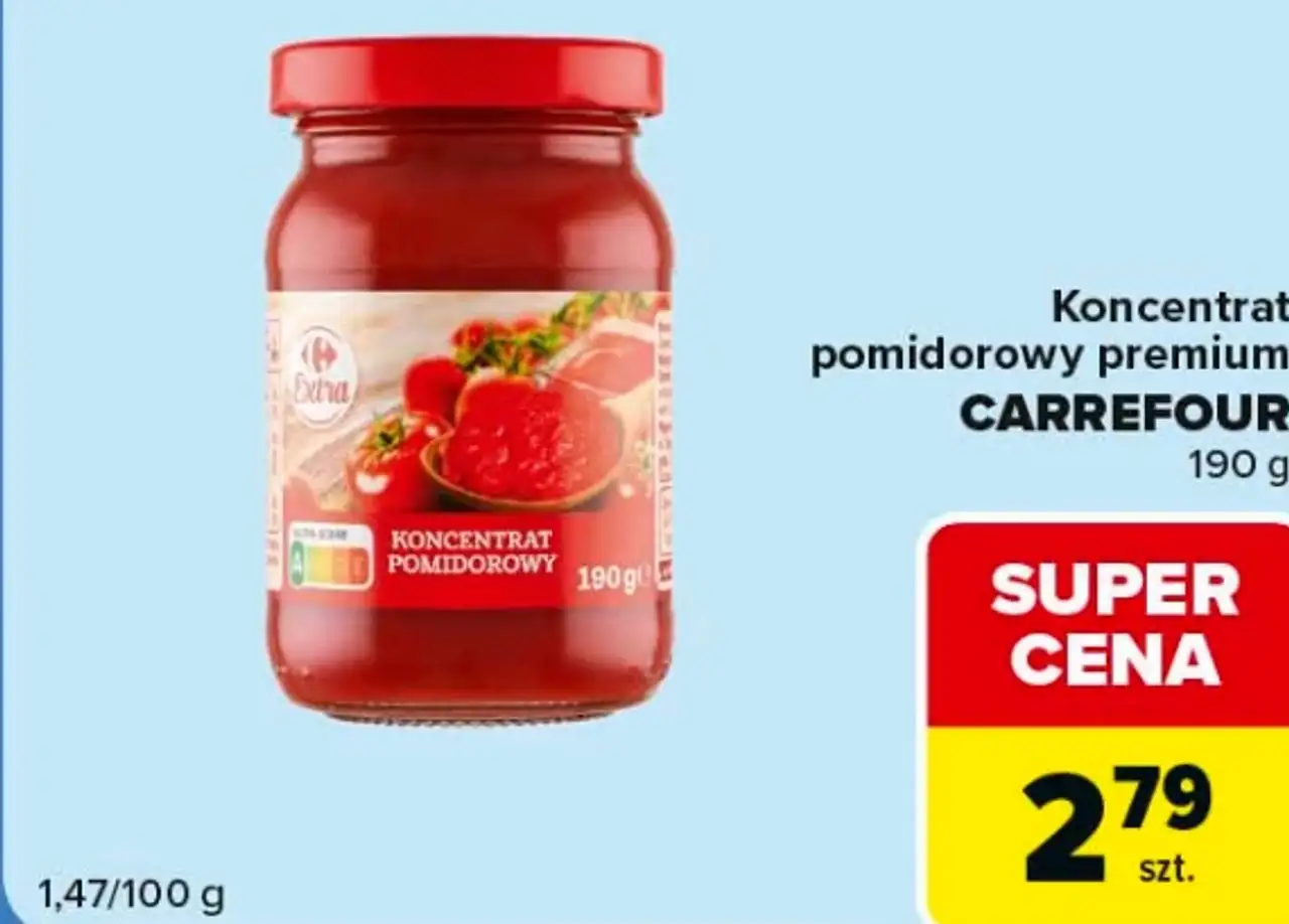 Koncentrat pomidorowy premium Carrefour