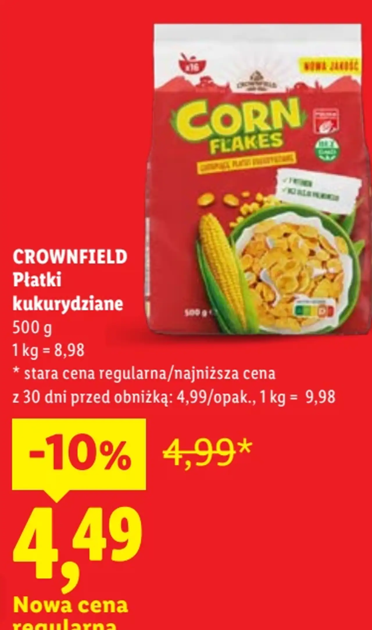 Crownfield Płatki kukurydziane