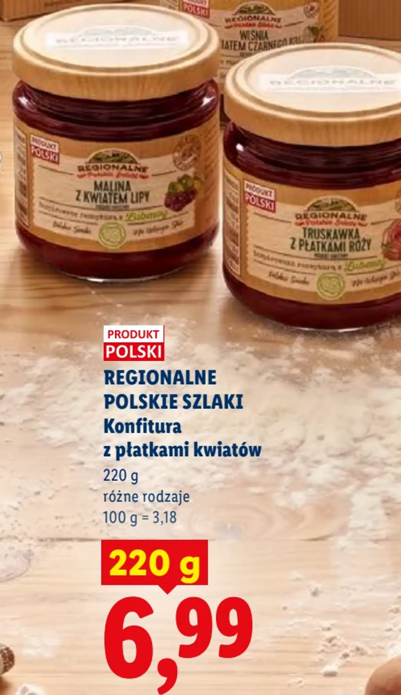 REGIONALNE POLSKIE SZLAKI Konfitura z płatkami kwiatów