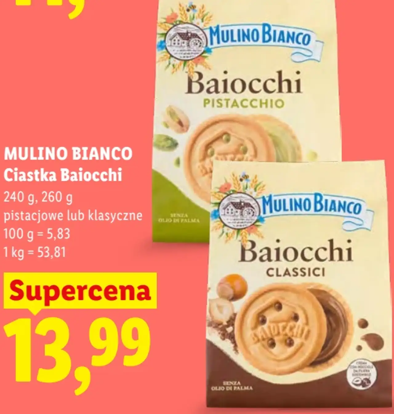 Mulino Bianco Ciastka Baiocchi