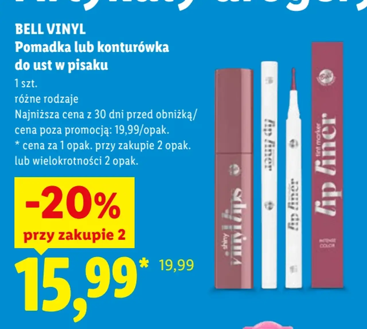 Bell Vinyl Pomadka lub konturówka do ust w pisaku