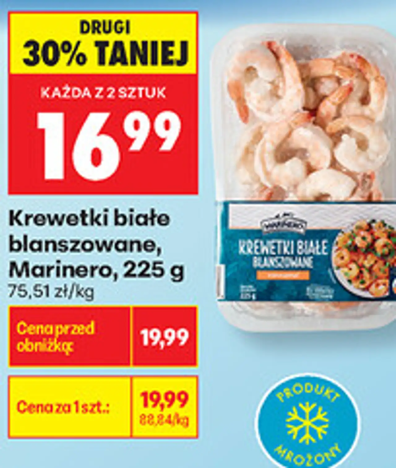Krewetki białe blanszowane Marinero