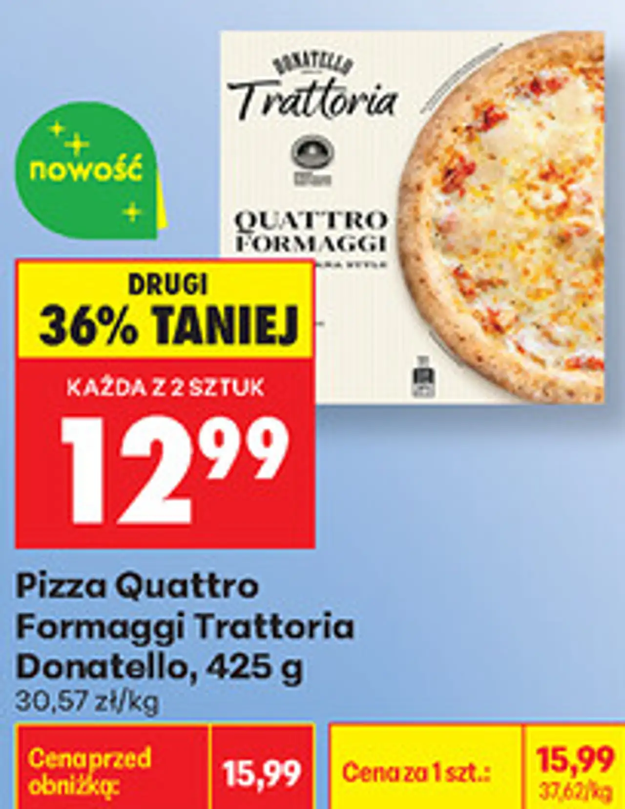 Pizza Quattro Formaggi Trattoria Donatello, 425 g