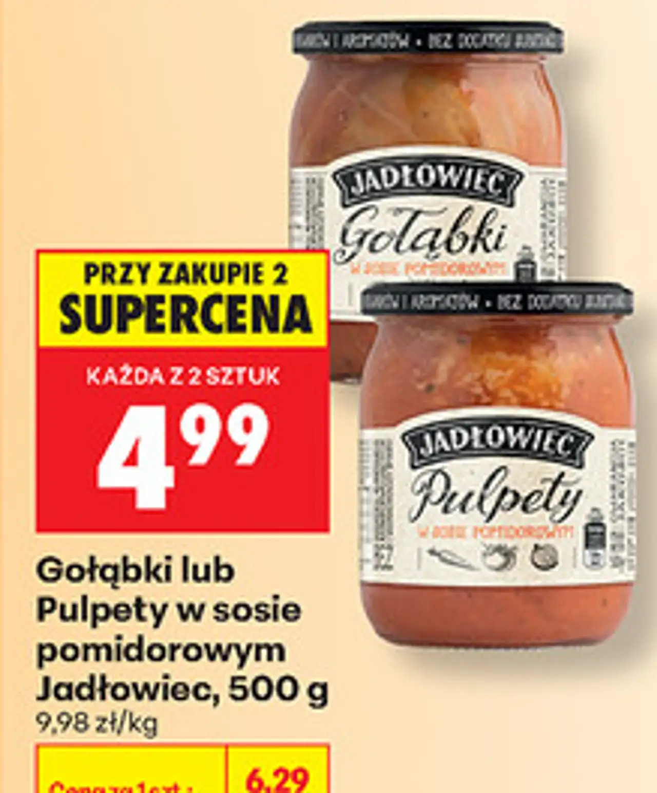 Gołąbki lub Pulpety w sosie pomidorowym Jadłowiec