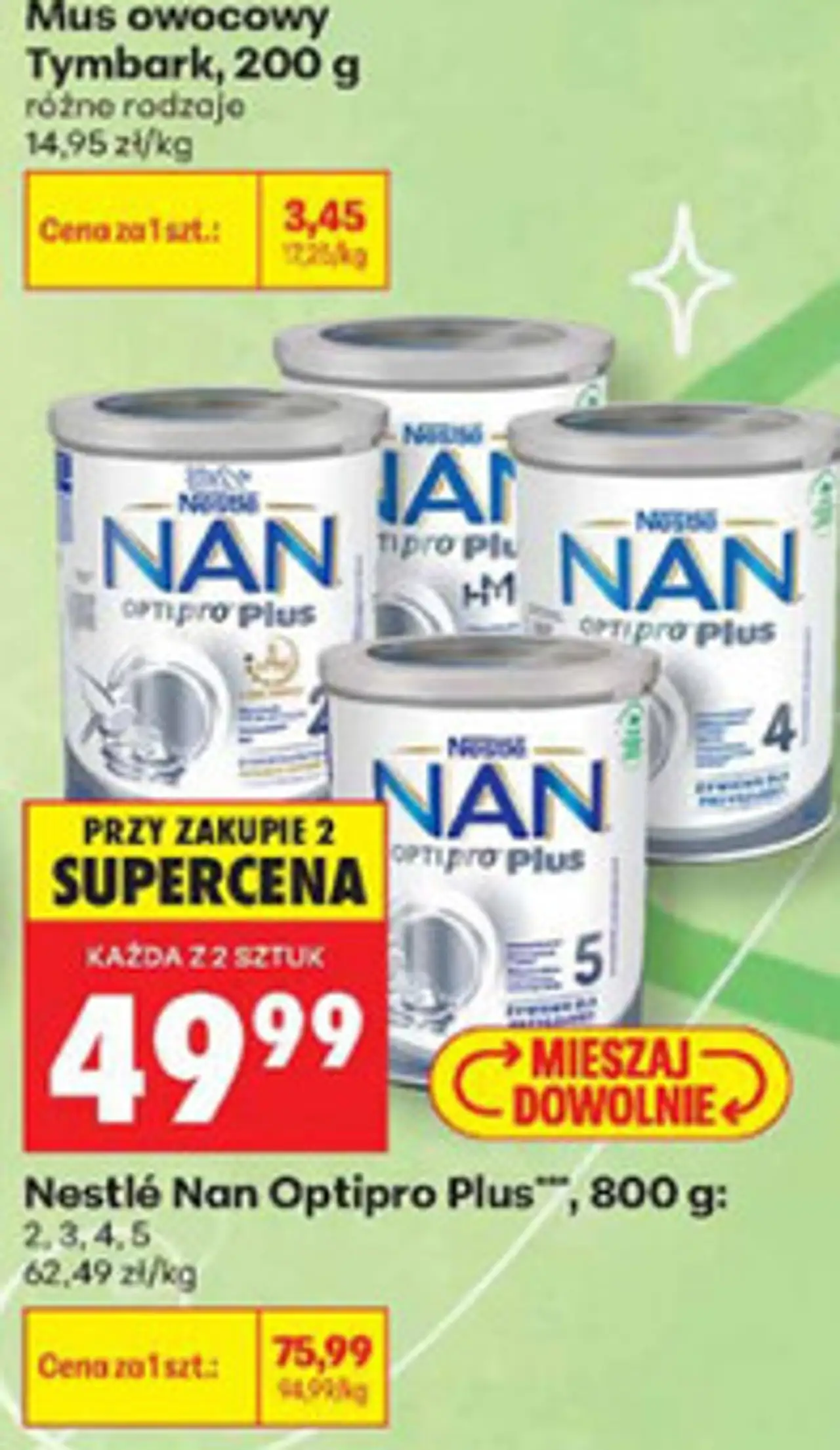 Nestlé Nan Optipro Plus 2, 3, 4, 5, 800 g