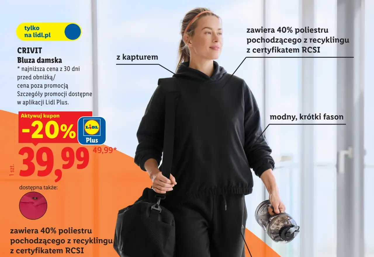 CRIVIT Bluza damska lub spodnie dresowe damskie