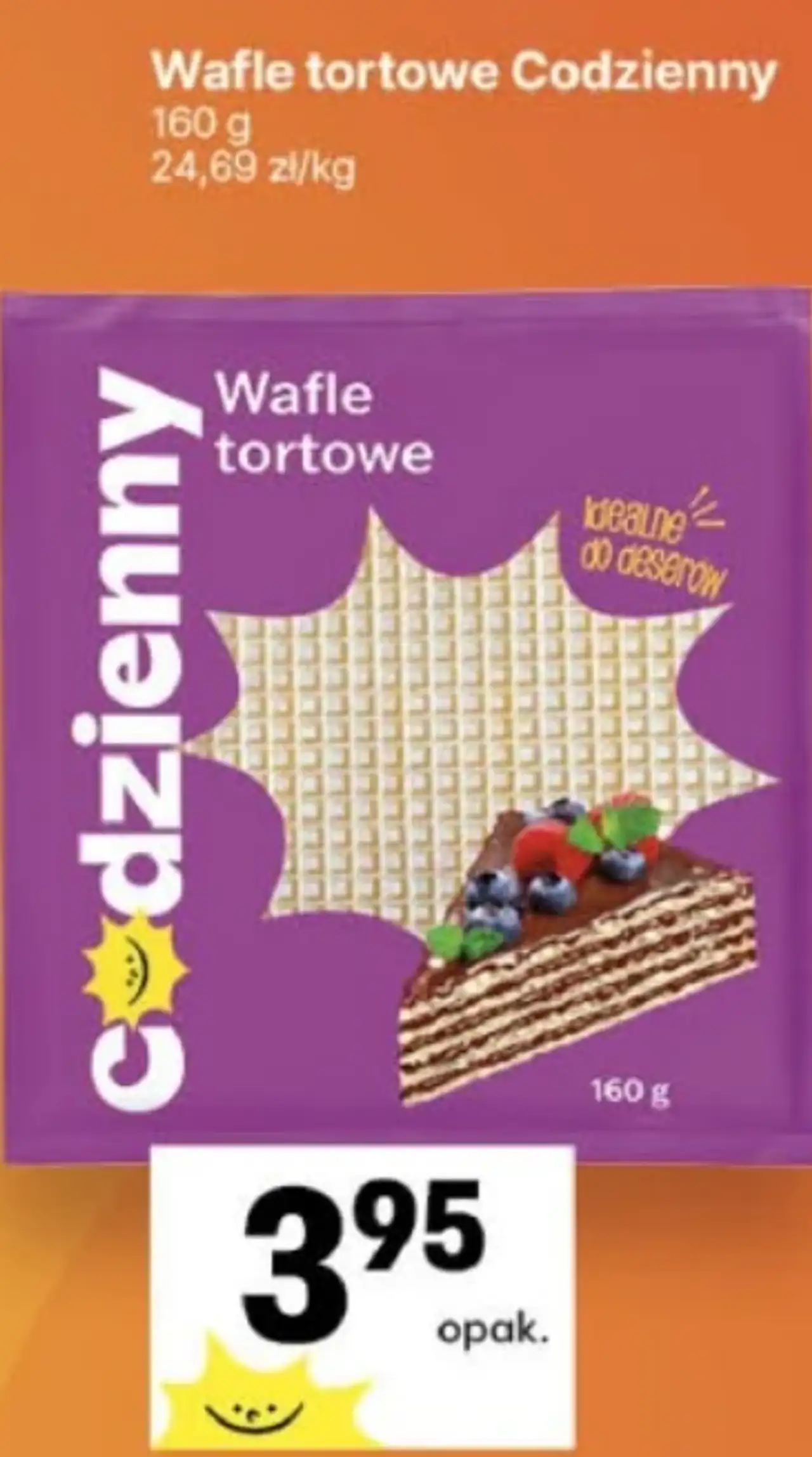 Wafle tortowe Codzienny