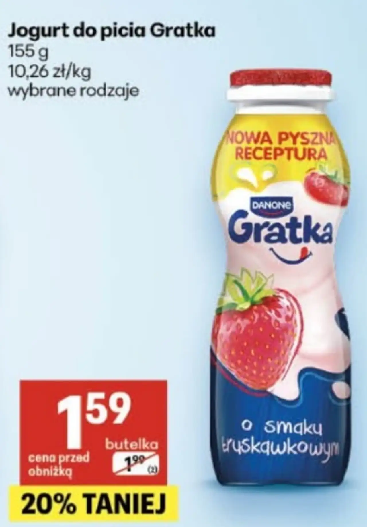 Jogurt do picia Gratka