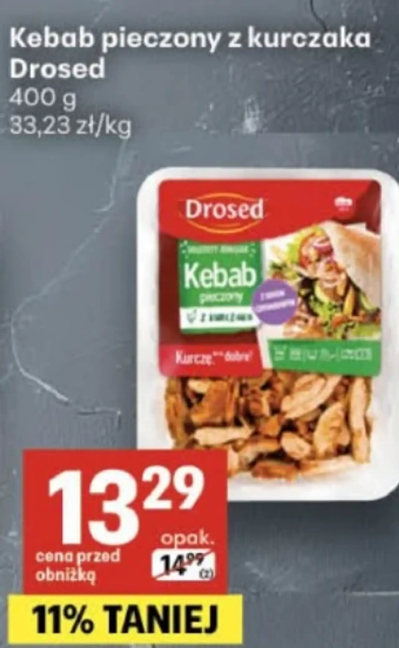 Kebab pieczony z kurczaka Drosed