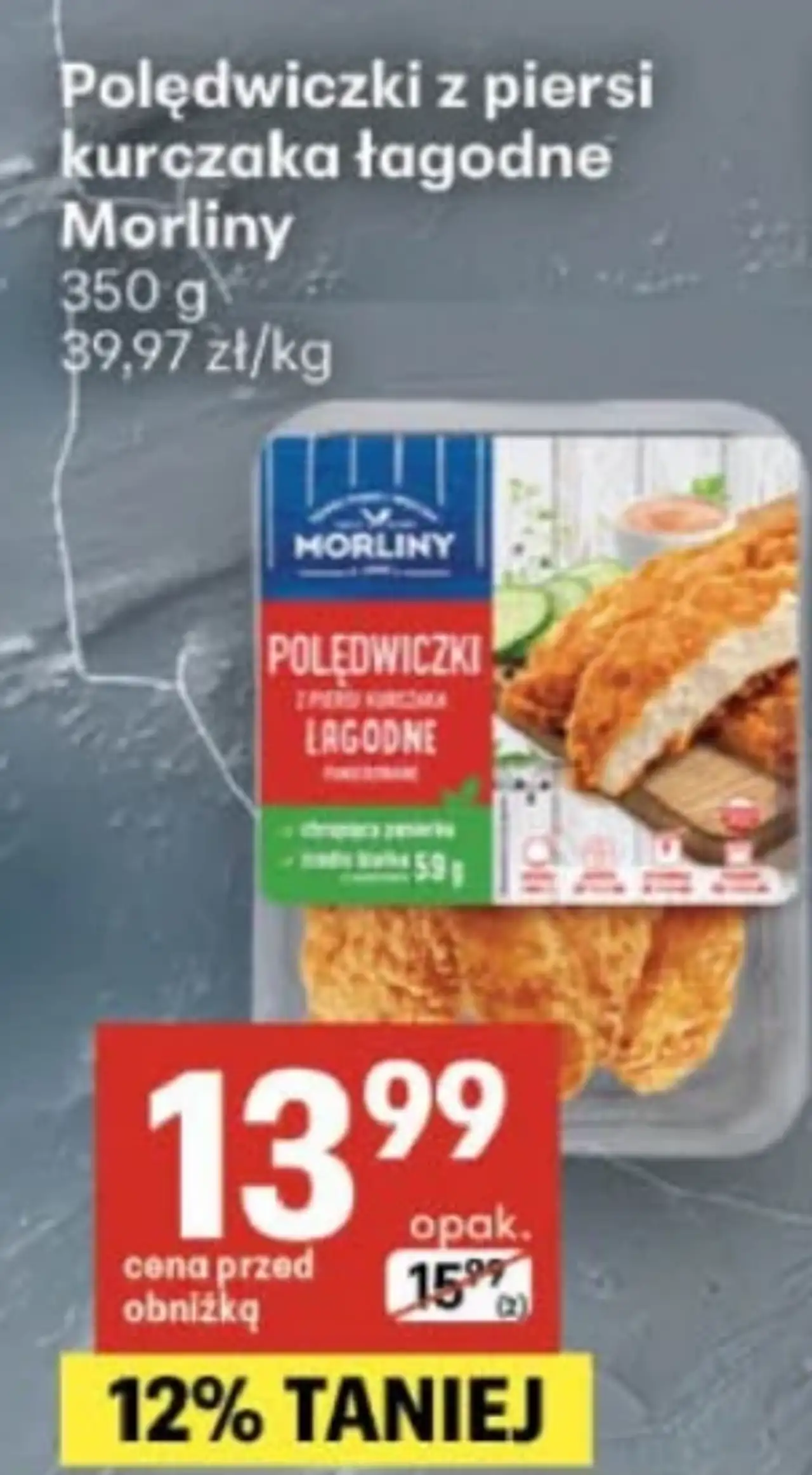 Polędwiczki z piersi kurczaka łagodne Morliny