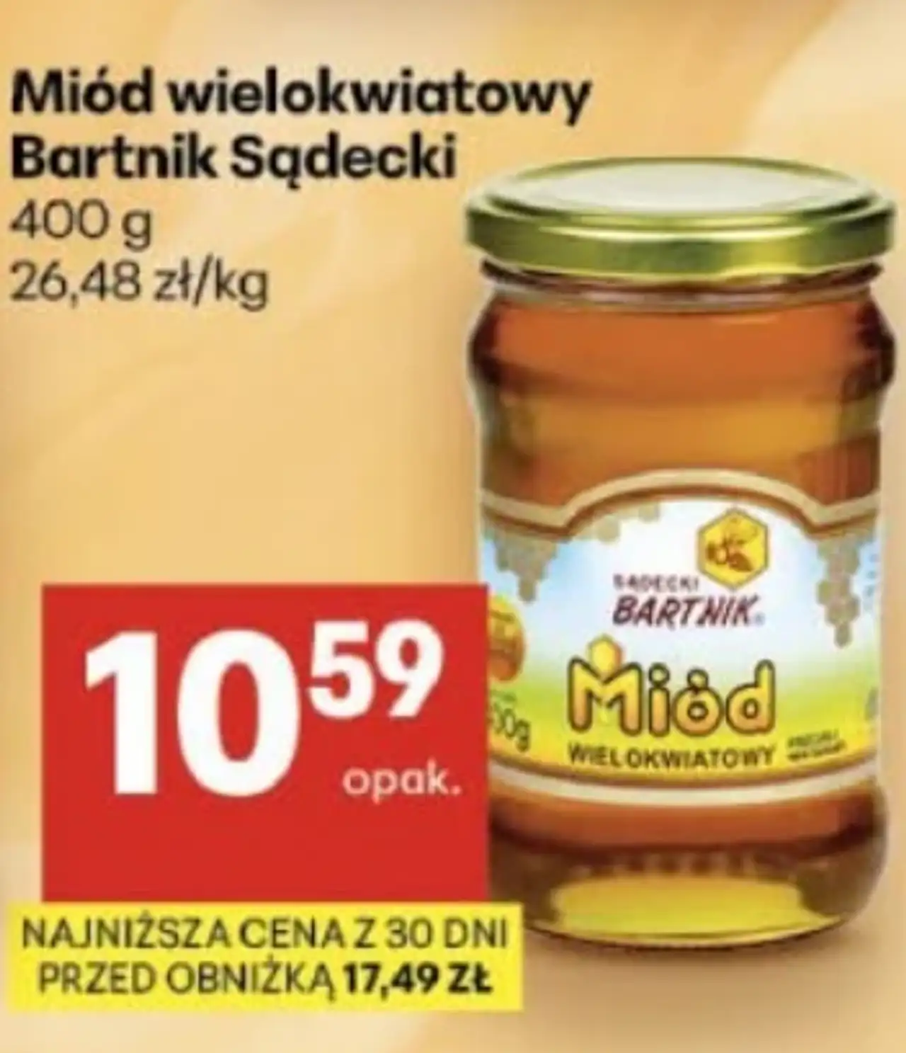 Miód wielokwiatowy Bartnik Sądecki