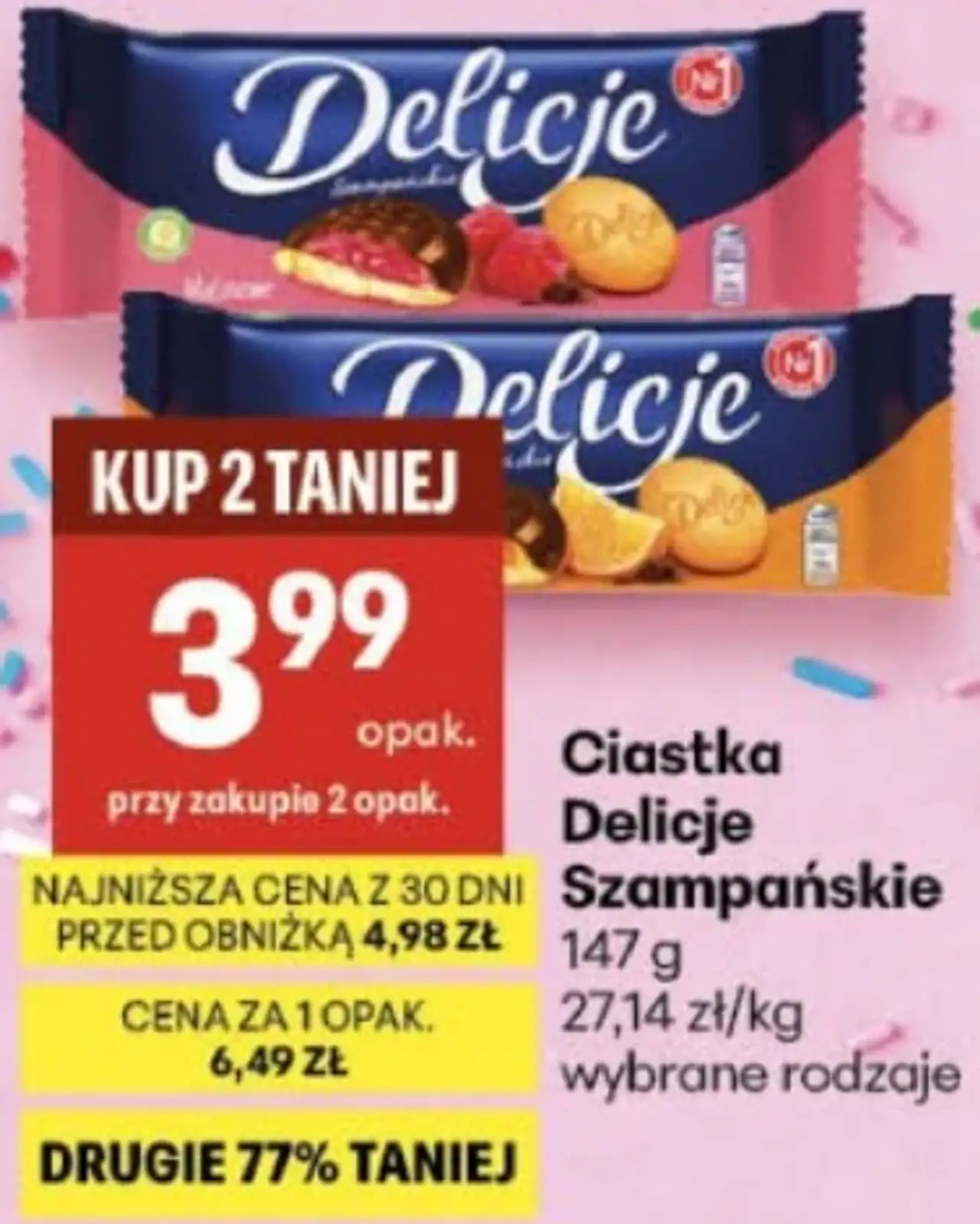 Ciastka Delicje Szampańskie