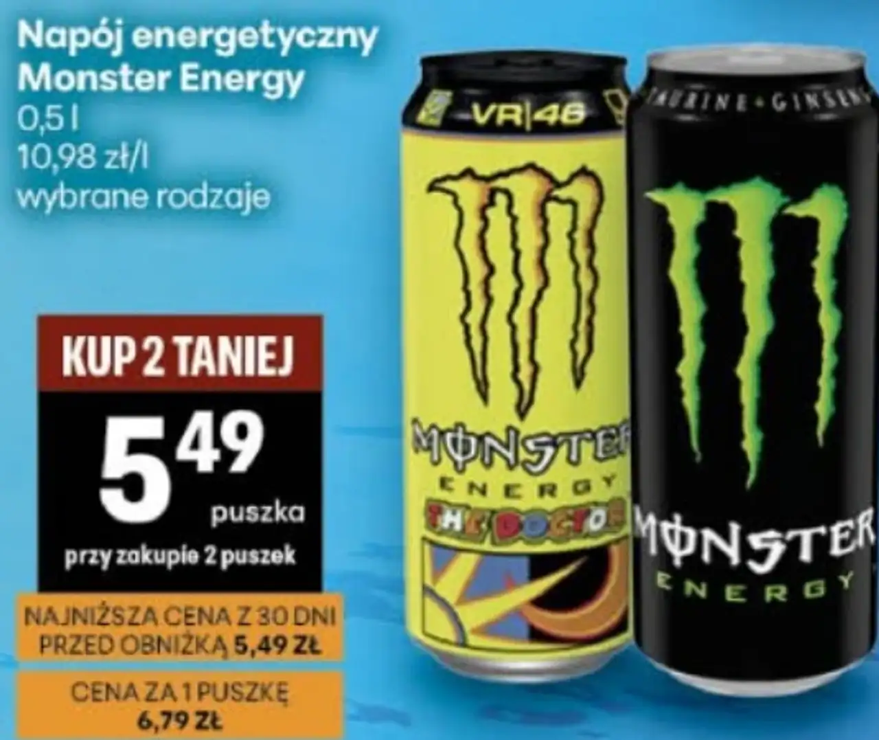 Napój energetyczny Monster Energy