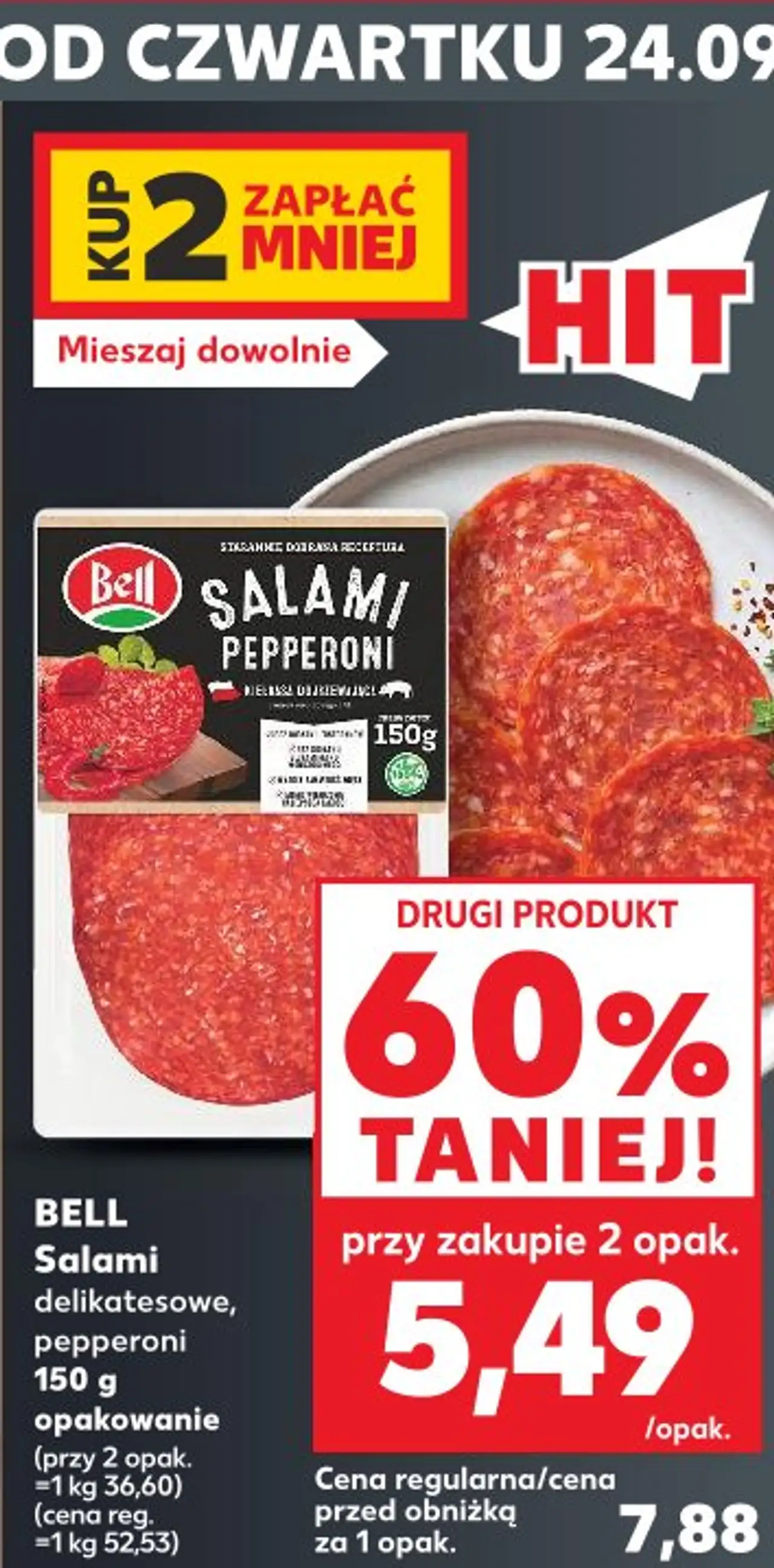 Bell Salami delikatesowe, pepperoni