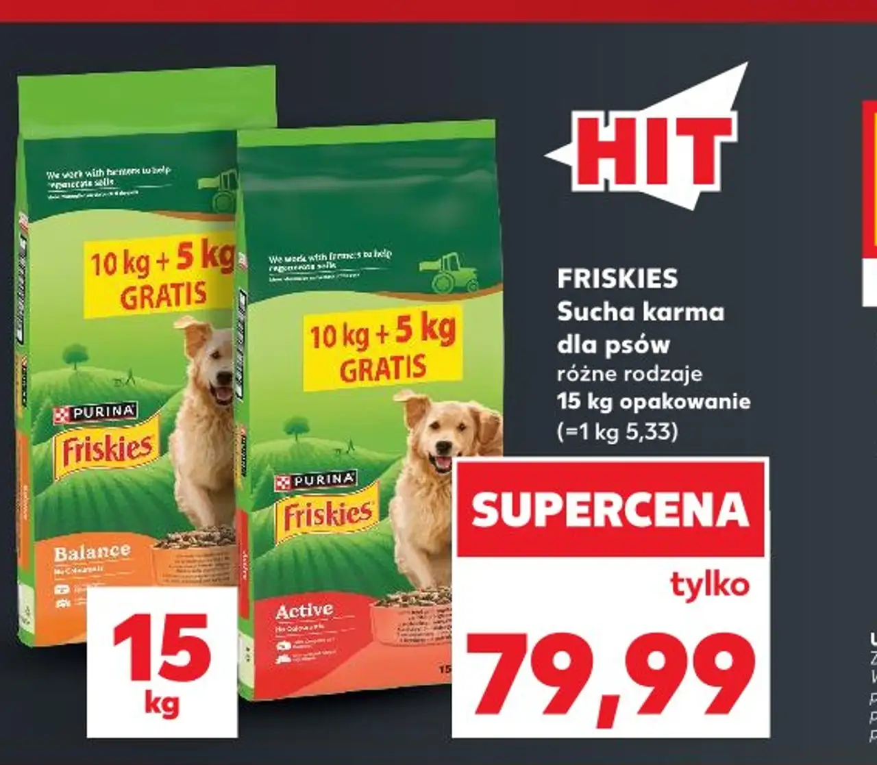FRISKIES Sucha karma dla psów różne rodzaje
