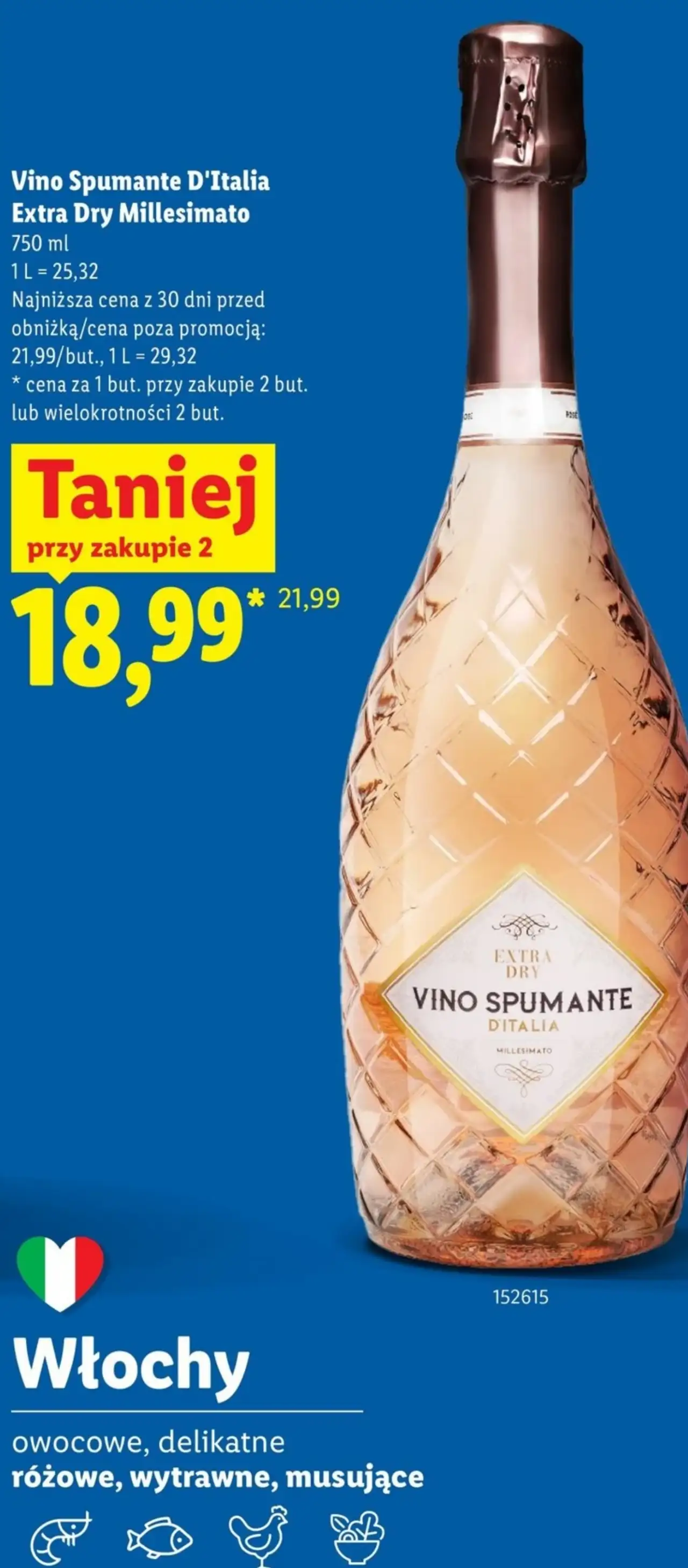 Vino Spumante D'Italia Extra Dry Millesimato