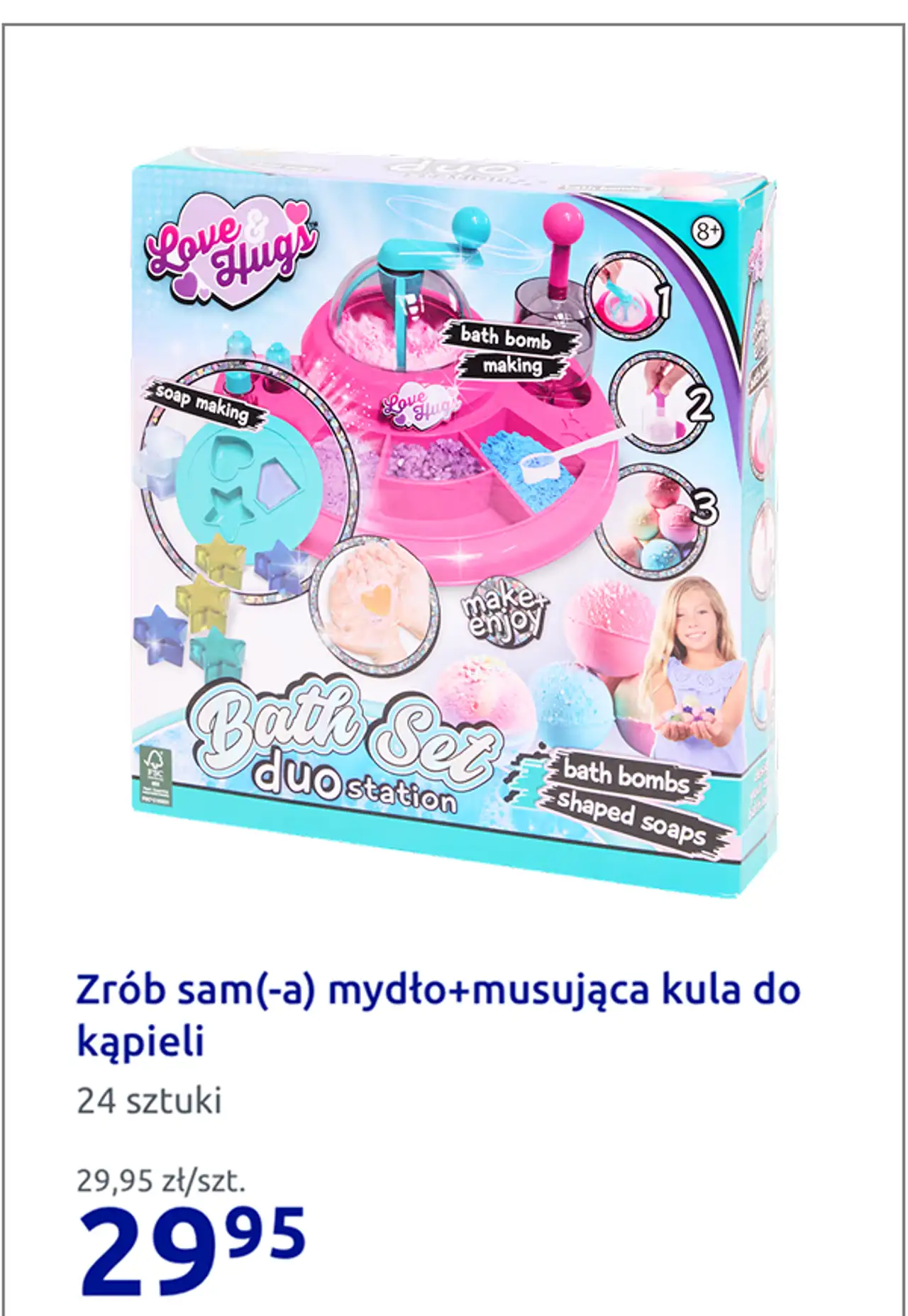 Zrób sam(-a) mydło+musująca kula do kąpieli