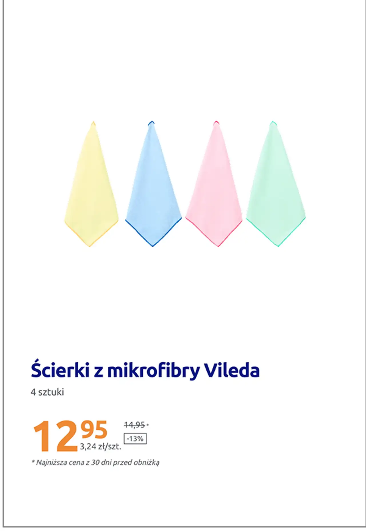 Ścierki z mikrofibry Vileda