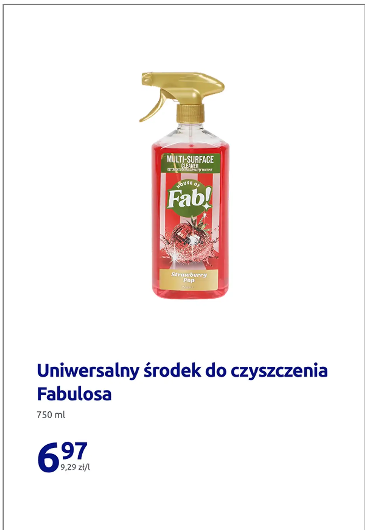 Uniwersalny środek do czyszczenia Fabulosa
