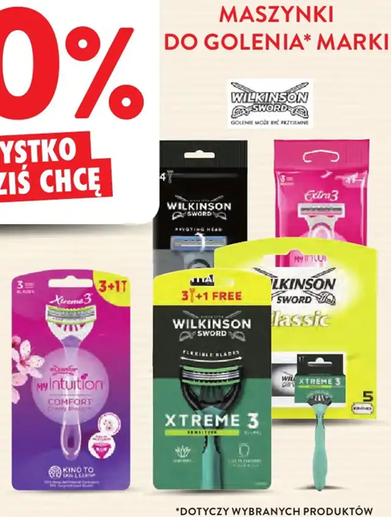 Maszynki do golenia marki Wilkinson Sword