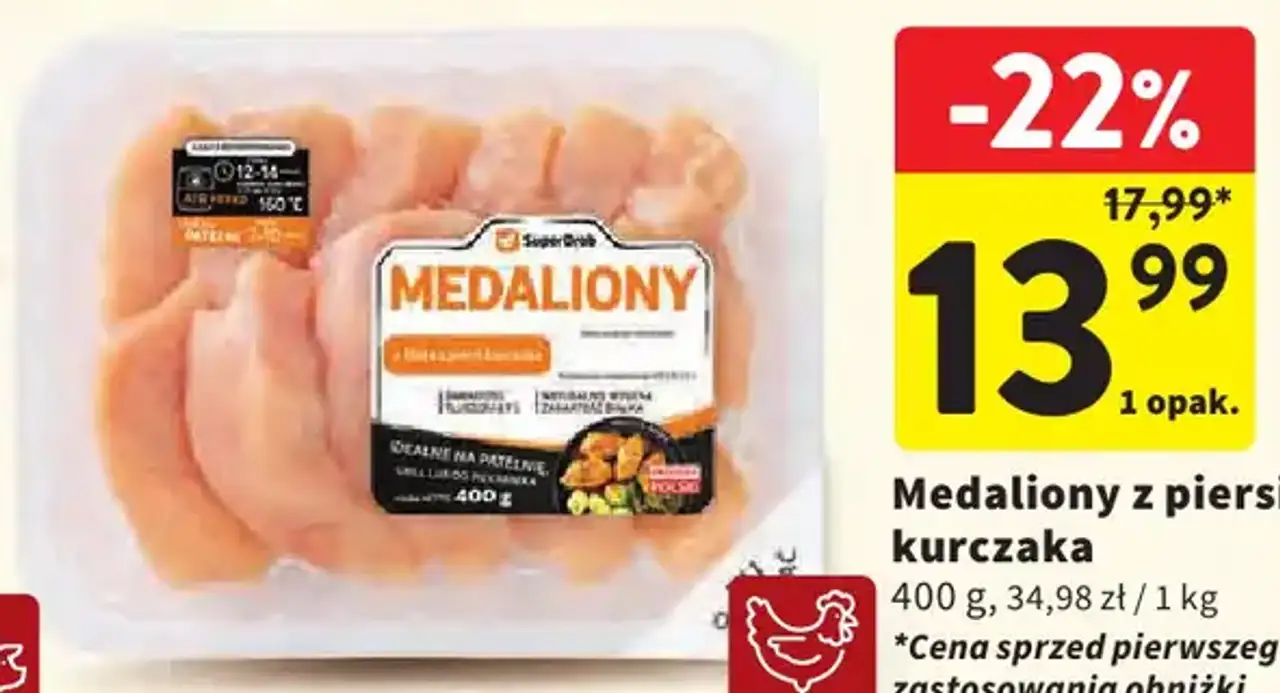 SuperDrob Medaliony z piersi kurczaka