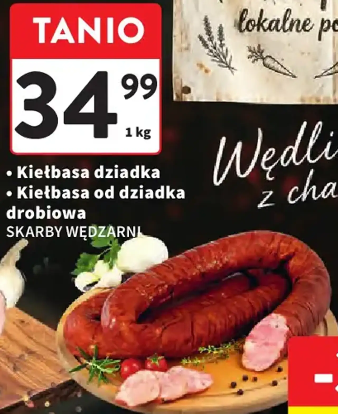 Kiełbasa dziadka / Kiełbasa od dziadka drobiowa Skarby Wędzarni