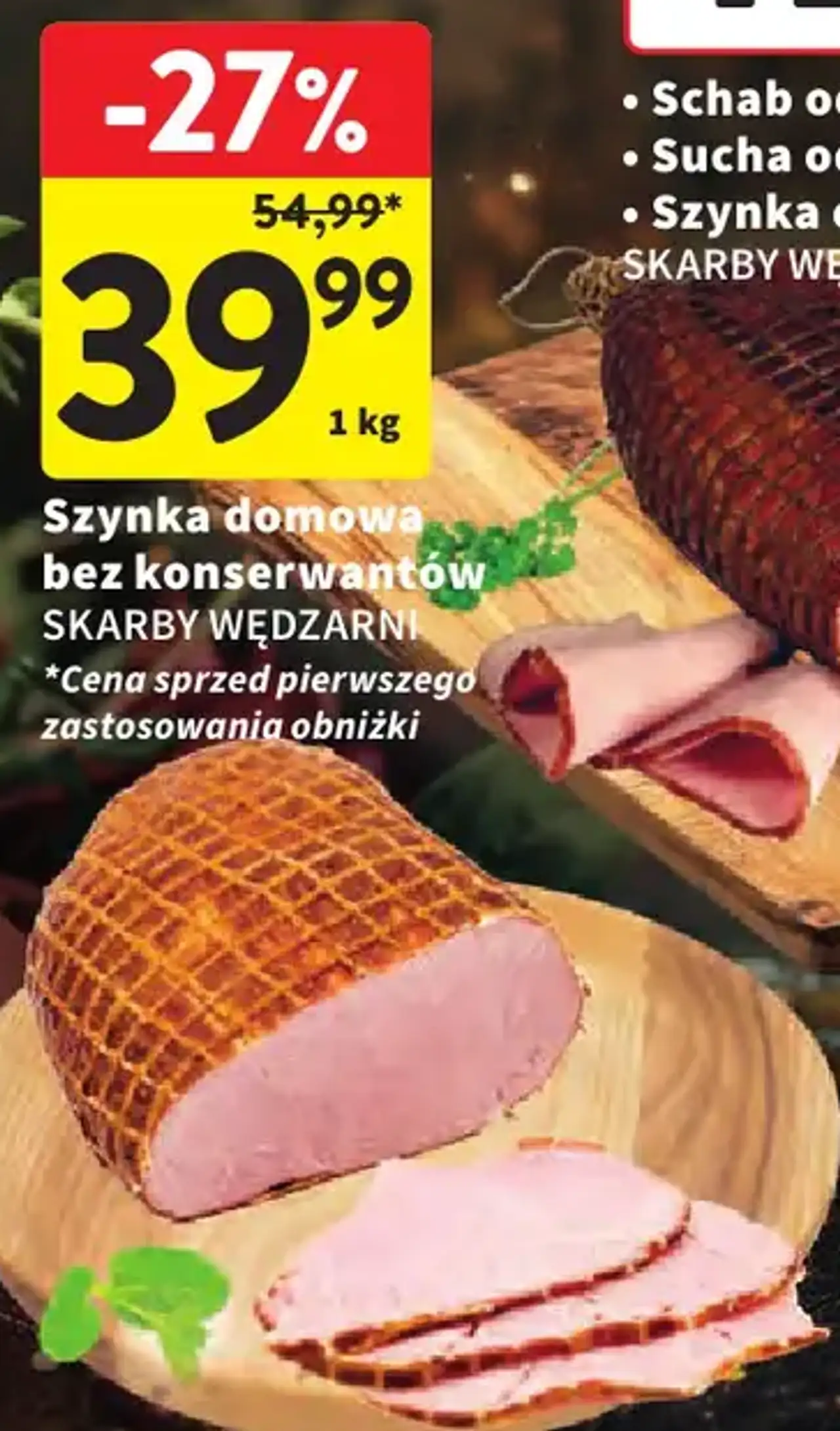 Szynka domowa bez konserwantów Skarby Wędzarni