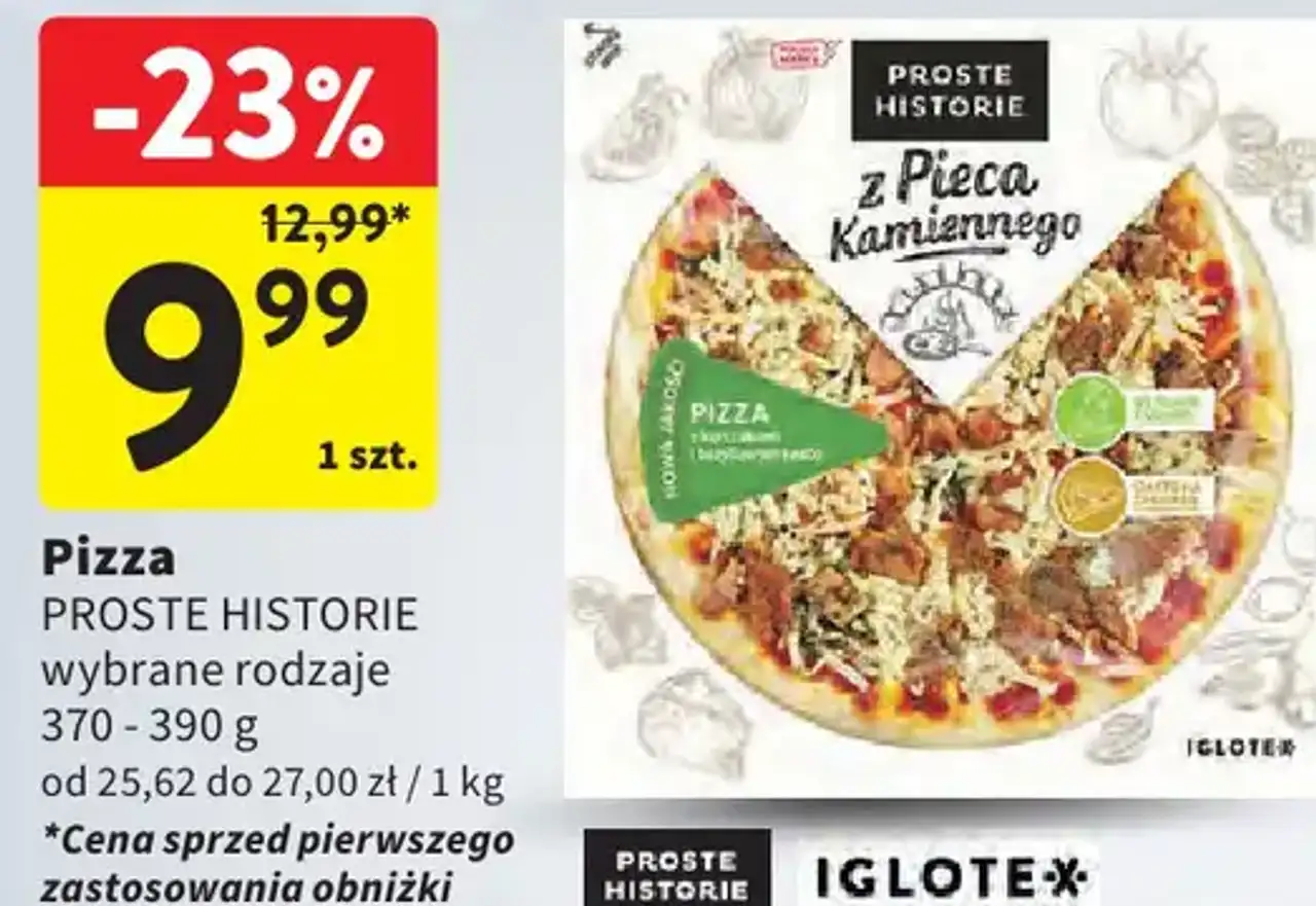 Pizza PROSTE HISTORIE wybrane rodzaje