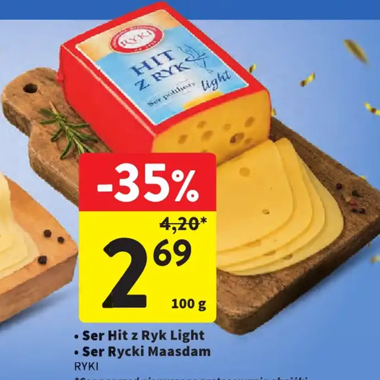 Ser Hit z Ryk Light / Ser Rycki Maasdam RYKI
