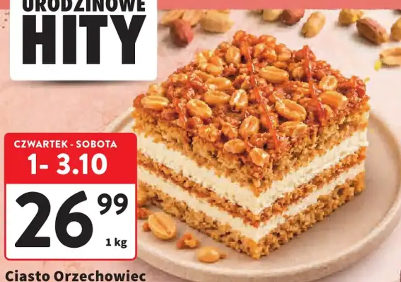 Ciasto Orzechowiec