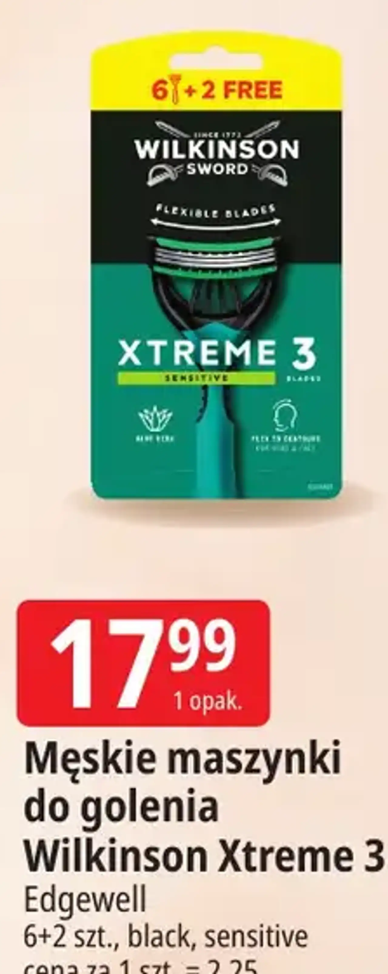 Męskie maszynki do golenia Wilkinson Xtreme 3