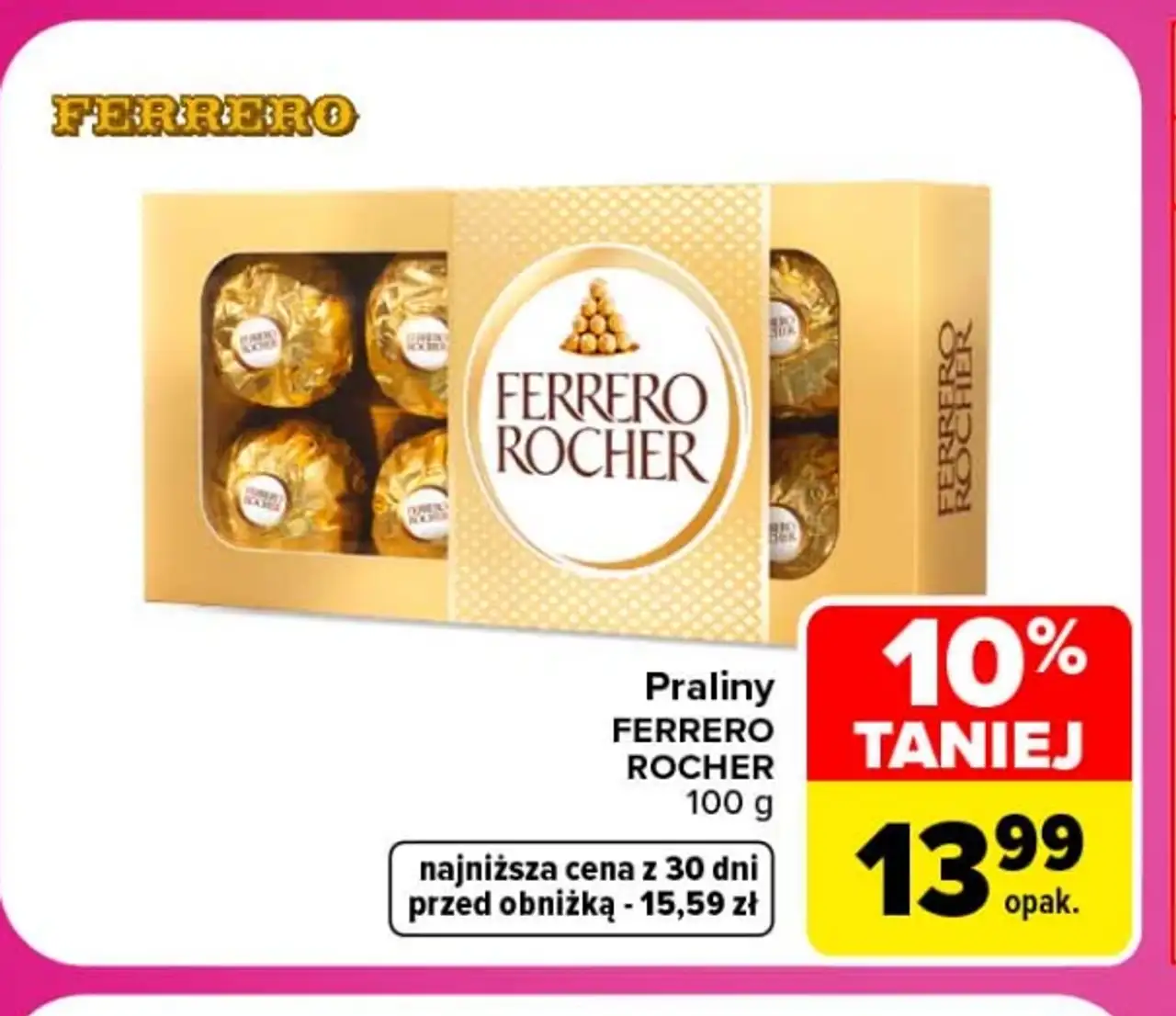 Praliny Ferrero Rocher