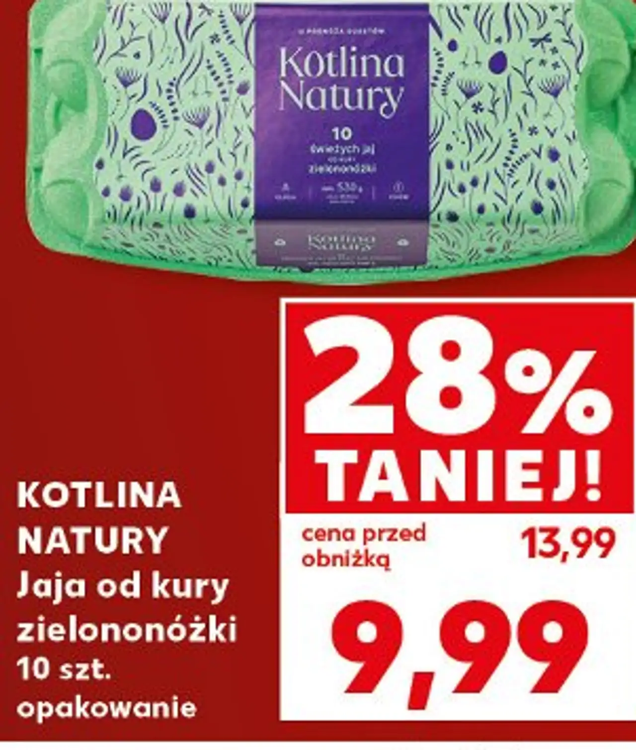 Kotlina Natury Jaja od kury zielononóżki