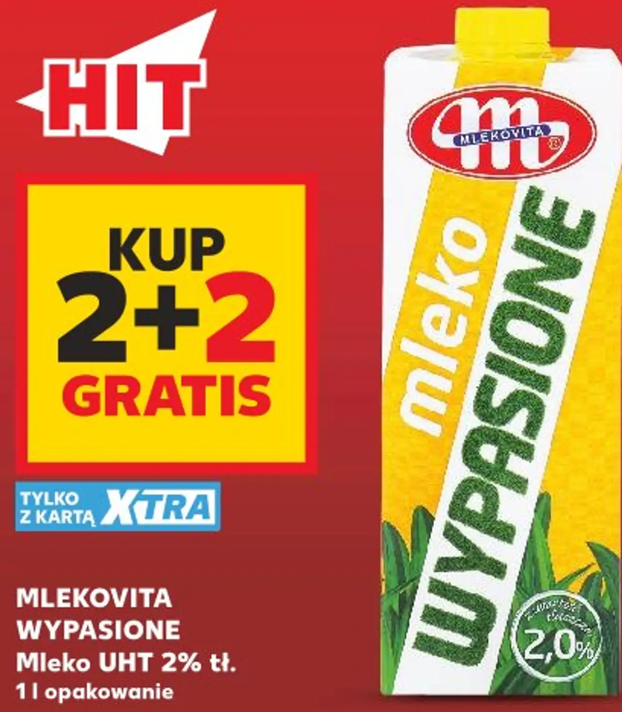 Mlekovita Wypasione Mleko UHT 2% tł.