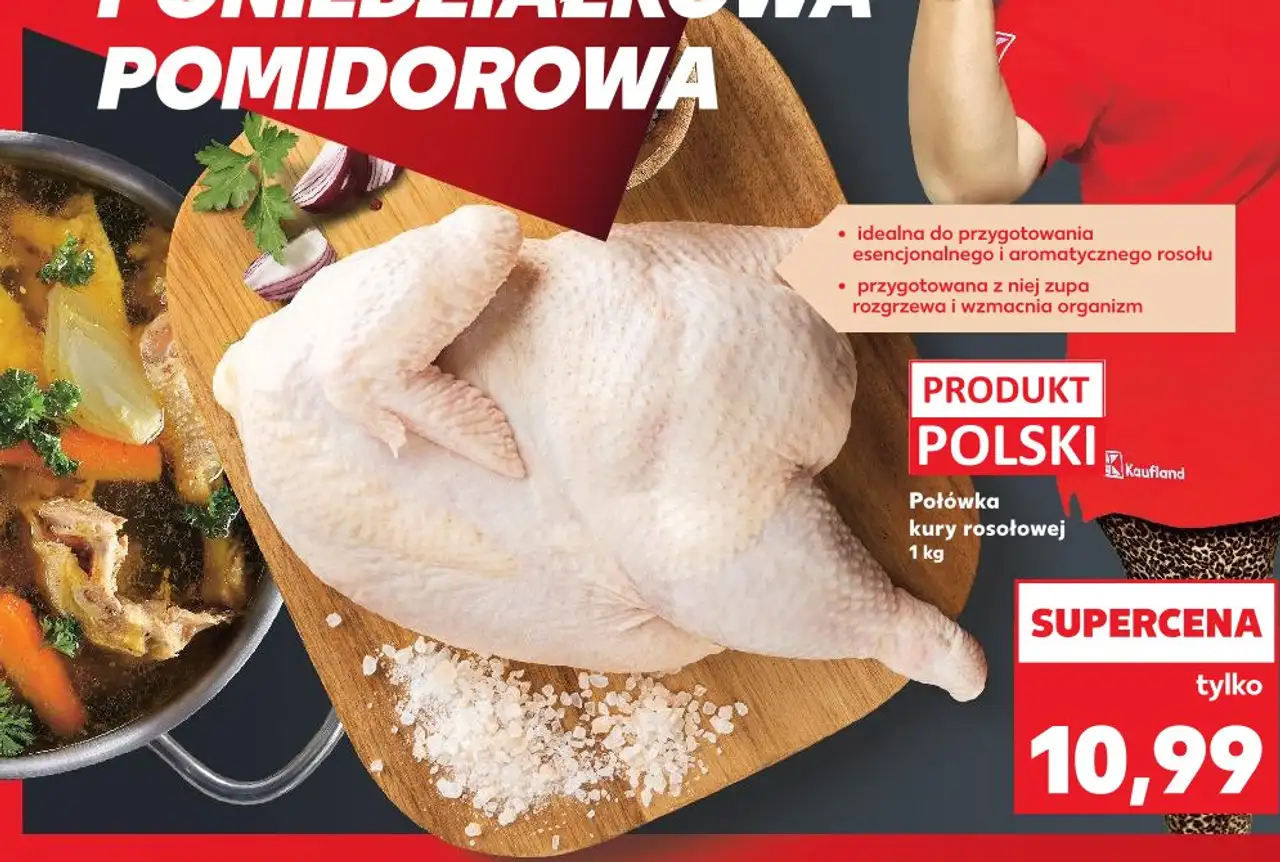 Kaufland Połówka kury rosołowej